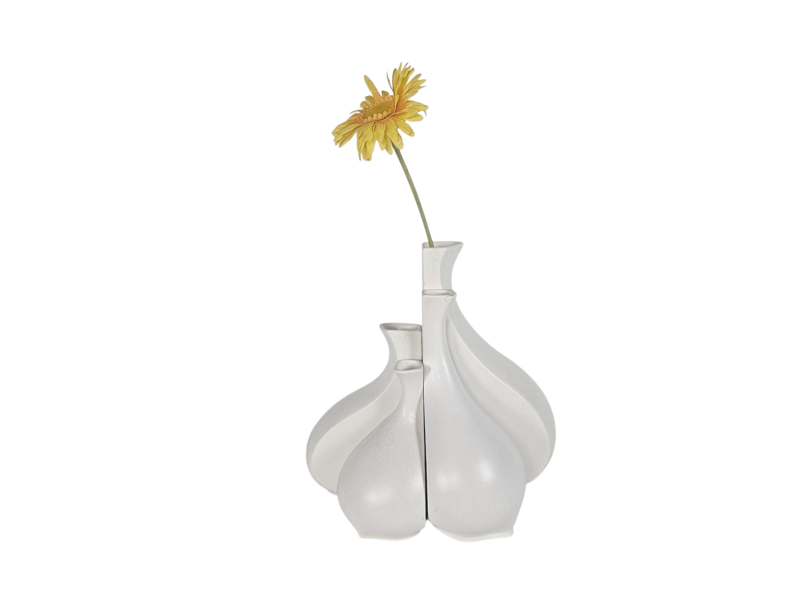 Flora keramiek - design Jeroen Bechtold - Quartett vazen (4)   - 1987