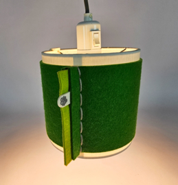 Vintage / muurlamp - magneetlamp - vilt - 3e kwart 20e eeuw