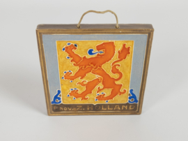 Faience- en Tegelfabriek Westraven - Cloisonné tegel - tegel Provincie Z-Holland  - 1930/1949