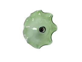 Art Deco - opaline - metaal - hanglamp - Frankrijk - 1950's