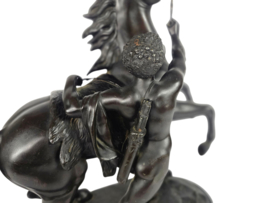 Guillame Coustou - 'Chaval de Marly' - brons - gesigneerd - 19e eeuw