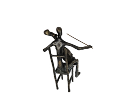 De cellist - Verbronsd - 21e eeuw