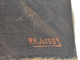 Pierre (Petrus Henricus) Jacobs - (1916 - 1963) - Olieverf op doek
