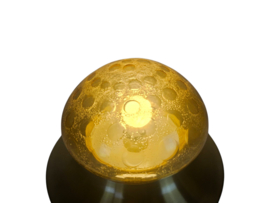 Dijkstra - Fokke Dijkstra - 'Flush Mount' - Space Age plafonniere - amber - 70's