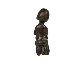 Achatit - Cortendorf - Hans Schirmer -  Natuursteen - Made in Germany -  'Jongen met chello' - model 1943B - 1950's