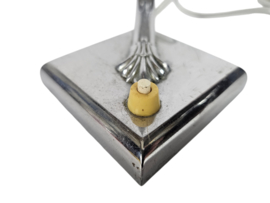 Art Deco - wandlamp - chroom - 'gooseneck' - 1930's