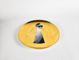Piero Fornasetti -  Tema e Variazioni - wandbord - no. 14 - gold  - Milano - 2000