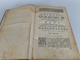 Geschiedenis, recht en wetenschap - Johannes Voet - Commentarius ad pandectas - 1734 - blank perkament