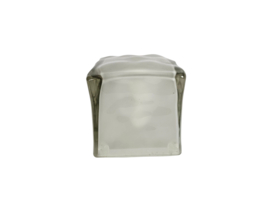 Ikea - Kubuslamp - Iviken -  ijsklontje - frosted glass - model B002 - 1990's
