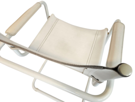 Bauhaus design - Mart Stam - Visitor chair - Matteo Grassi - leer - buisframe -  70's