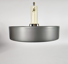 Anvia Almelo - J. Hoogervorst - "model 4017"  - Ufo hanglamp -  antraciet - Dutch design - 60's