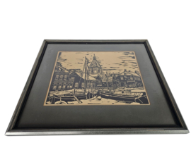 Andre van der Vossen - houtsnede - grafiek - 2e helft 20e eeuw