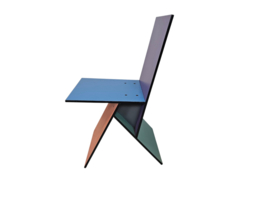 Ikea -  Vilbert chair - design Verner Panton  - Memphis Milano stijl - 1993