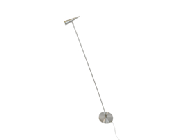 Hala Zeist - vloerlamp - swingarm - halogeen - Dutch design - aluminium -  80's