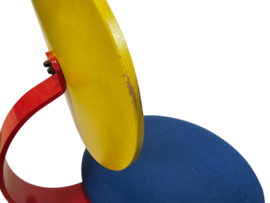 Ikea - Pop Art - Memphis design - bureaustoel - metaal - hout - 80's