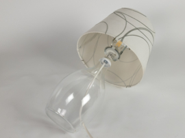 Ikea tafellamp - model Bran - Designed by Nicolas Cortolezzis - tafellamp - glas -  1990's