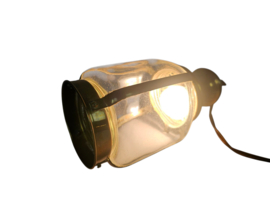 Messing - lantaarn - muurlamp - wandlamp - 1e kwart 20e eeuw