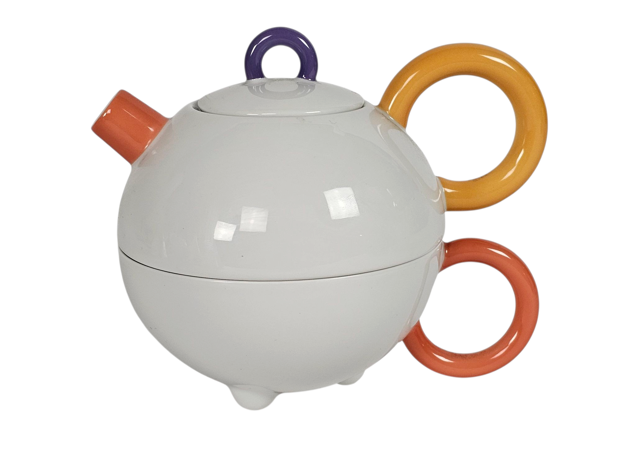 Matteo Thun voor Arzberg - theepot - Memphis stijl - Tea for one - Fantasia