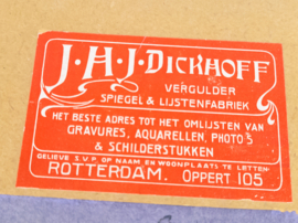 Gezicht op het IJ voor Amsterdam, 1913 Hobbe Smith (1862-1942) - prent