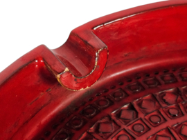 Bitossi - 'Rimini Red' - XL schaal/asbak  - model W 44/27 - Italie - 70s
