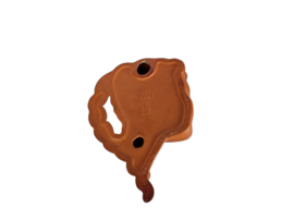 Achatit Cortendorf  - terracotta - wandmasker - keramisch masker - handarbeit - 50s