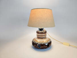 Herda verlichting - tafellamp -  Fat Lava - keramiek - 70's