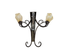 LAM - Lightning - wandlamp - Made in Italy - metaal - mond geblazen glas - 2000