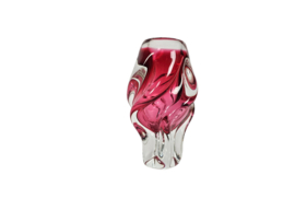 Josef Hospodska - Tsjechië - glasdesign - twisted vase  - Chribska glassworks - 60's