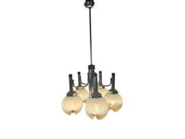 Mazegga Murano - chandelier- pendant lamp -  Italy - 60's