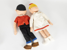 Suske & Wiske - stripfiguren - collectables - stoffen poppen - vilt -