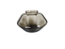 Leerdam glas - Andries Copier - rookglas - discusvaas - model GL 697 - 1930's
