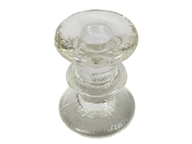 Iittala - Timo Sarpaneva - 'Ice glass' - kandelaar - Finland - 70s