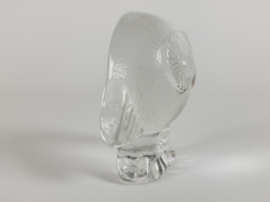 Kosta Boda - Bertil Valien - Zoo Kennel Series Owl  - 1970's