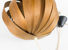 Mid century modern - Moon lamp - Verner Panton stijl - teak - 60's
