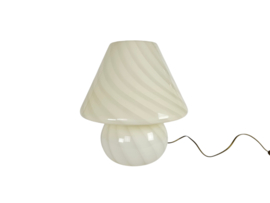 XL - Murano -  Vetri- Venini - mushroom lamp - spiraallamp -  Swirled Glass lamp - 60's