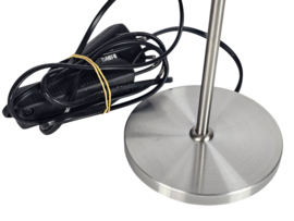 Hala Zeist - tafellamp - kristal - geborsteld aluminium - 80s