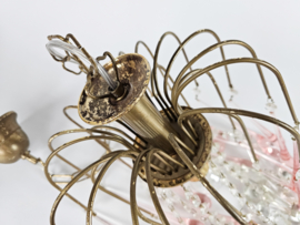 Vintage - Italiaans design - Murano glass chandelier - waterval - kroonluchter - Paolo Venini - ‘Teardrops’ - 70's