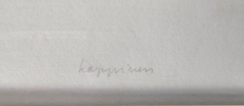Iris de Leeuw - 'Hapiness' - zeefdruk - handgesigneerd - 1989