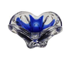 Josef Hospodska - Tsjechië - glasdesign - asbak - Chribska glassworks - 60's