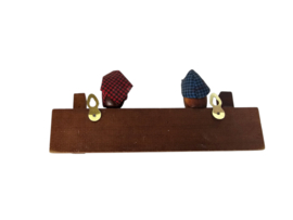 Vintage sleutelrek  - 4 haken - hout - Denemarken - 3e kwart 20e eeuw