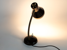 Hala Zeist - bureaulamp - model 703 - flexibele hals - bruin - 60's