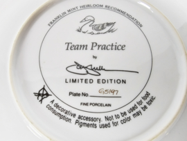 Franklin Mint - design by James Killen - Limited Edition - (set) 3 - Team Practice  -  80's