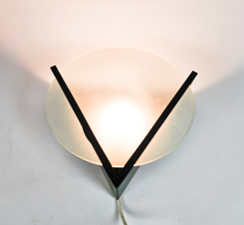 Lacri design - Space Age - wandlamp - glas  - metaal - post modern - 80's