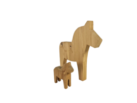 Dala Horse - Nils Olssen - XL houten paardje - Zweden - 3e kwart 20e eeuw