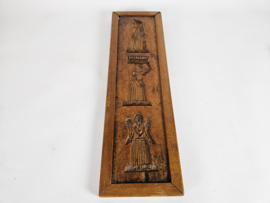 Volkskunst - Speculaasplank - Koekplank -  Antiek - 19e eeuw