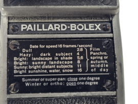 Bolex Paillard L8 - cine camera - 8mm Film Camera - Kern Yvar f2.8 12.5mm  - 1952