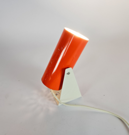 Brilliant Leuchten - Space Age verlichting - oranje - wit - wandspot - 3e kwart 20e eeuw