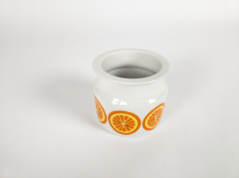 Orange Arabia Finland - vintage jam pott appelsiini - Raija Uosikkinen - Scandinavisch design