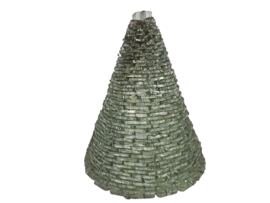 Vintage Pyramide lamp - opgebouwd uit stukjes glas - modern - Glas en metaal - Frankrijk - 70's