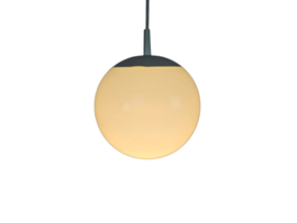 Happy Lights - Globe - Ochtendnevel - opaalglas - metaal - 70's